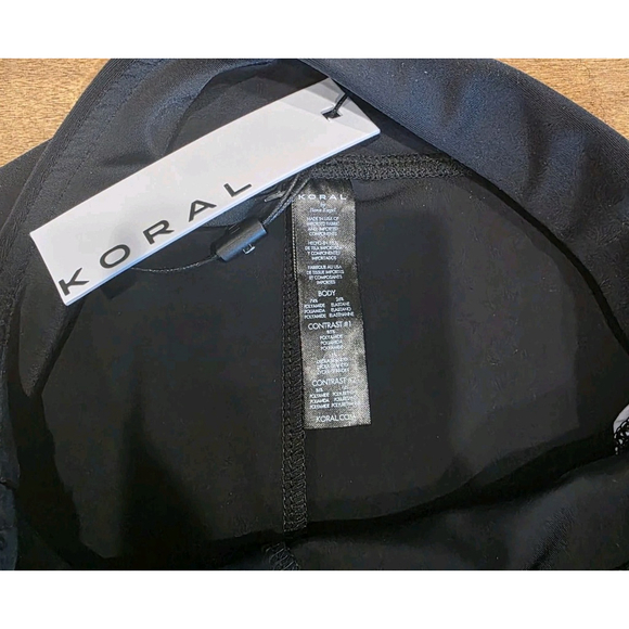 Koral Serendipity High Rise Energy Leggings Size XS NWT $118 Black, Grey & Lilac - Picture 6 of 7